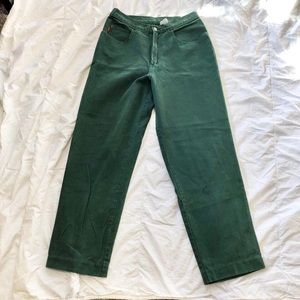 Faded forest green vintage LEI Mom Jeans